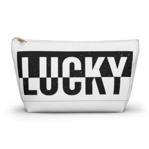 Accessory Pouch w T-bottom Lucky