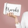 Clutch Bag Thanks - Image 5