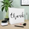 Cotton Cosmetic Bag Thanks - Image 19